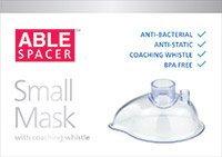 Able Spacer™ Silver Ion Small Whistle Mask 2D (Vert)